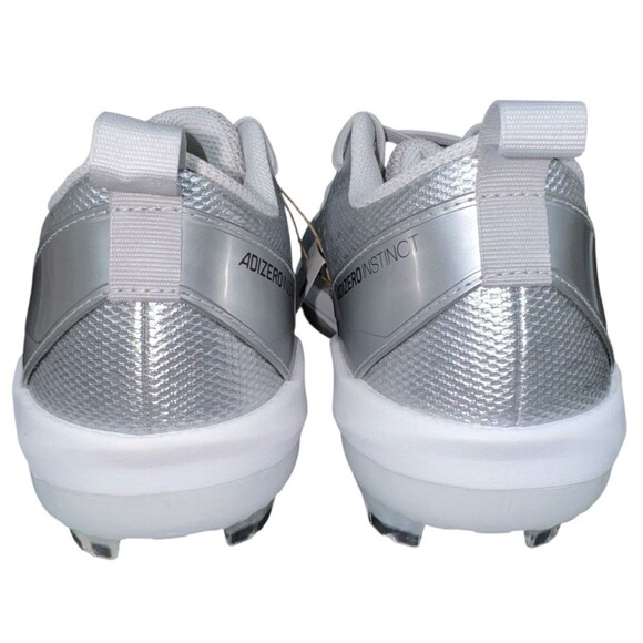 Adidas Adizero Instinct TP Softball Molded Cleats Silver Speed Womens Size 6.5 - Picture 4 of 10